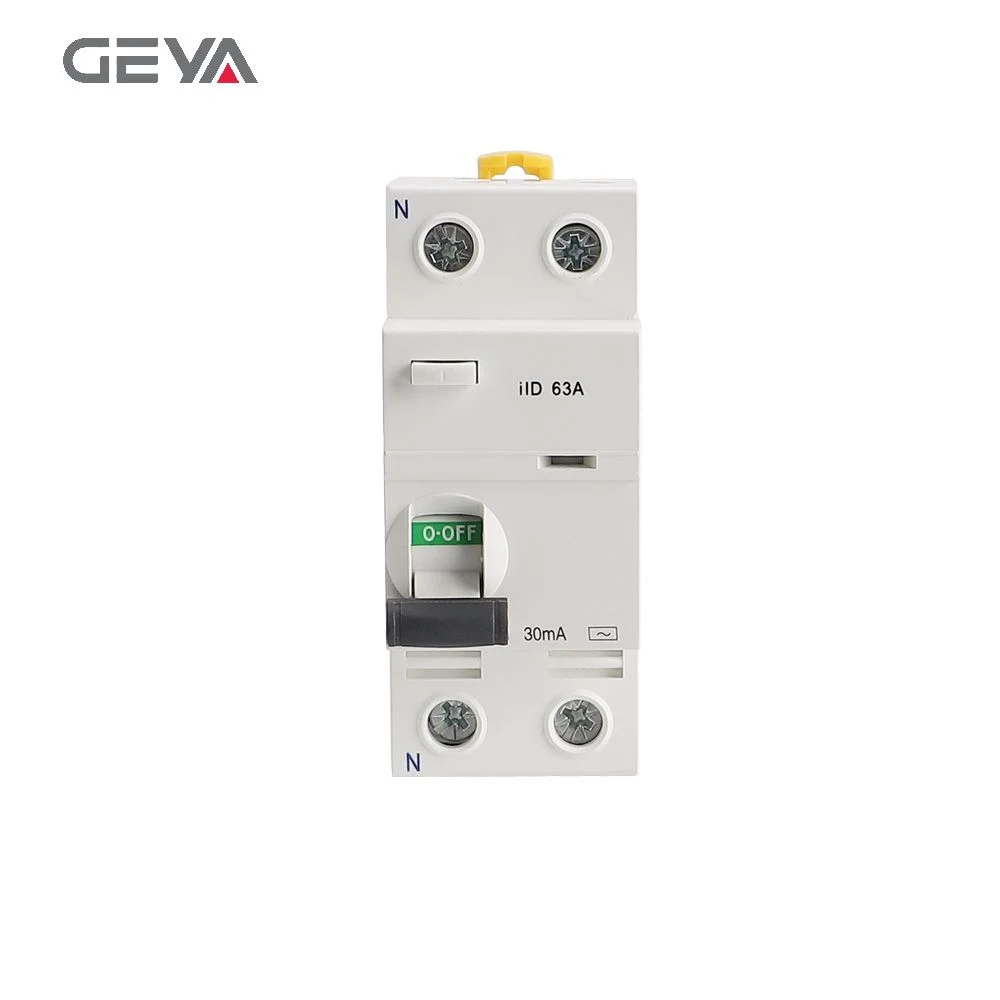 Geya Ild 2p Red Copper Electromagnetic RCD Over-Voltage Protection Circuit Breaker RCCB Residual Current Circuit Break Magnetic