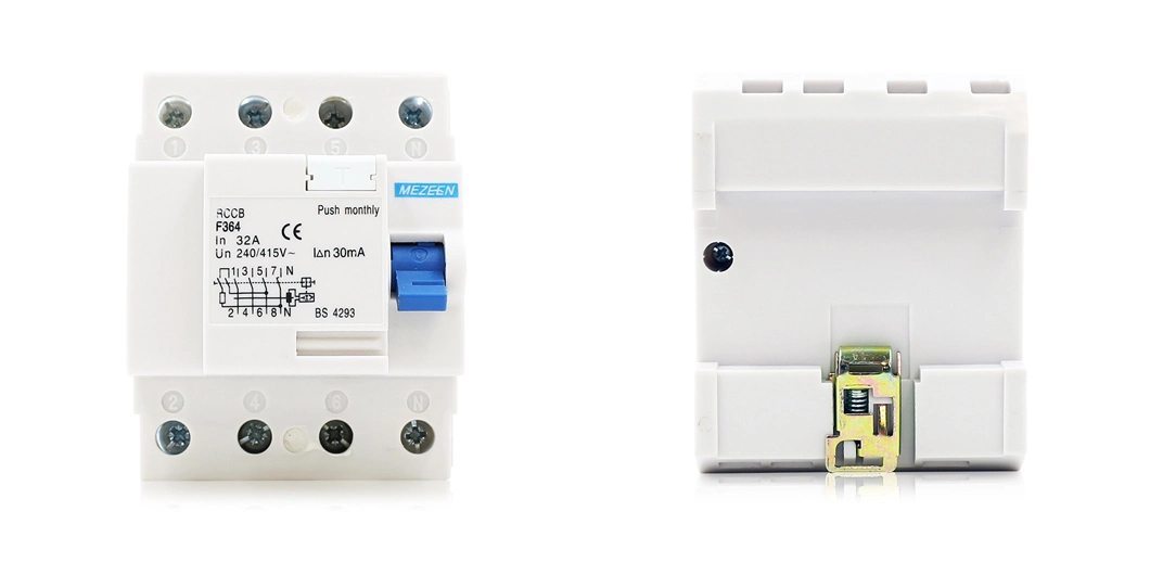 Type a B RCCB 4p 6-63A Main Circuit Breaker Switch