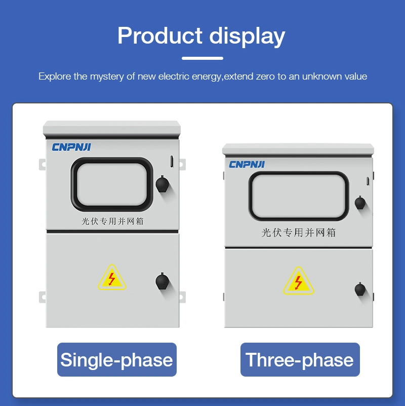 High Voltage Grid Connection Box 1500V 3-Phase Electrical Distribution Box Solar Array DC Combiner Box