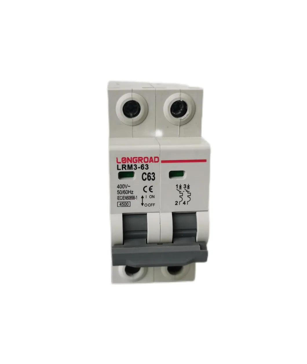 Dz47-63 Electronic Miniature Circuit Breaker Plastic Mini Circuit Breaker 3 Pole MCB