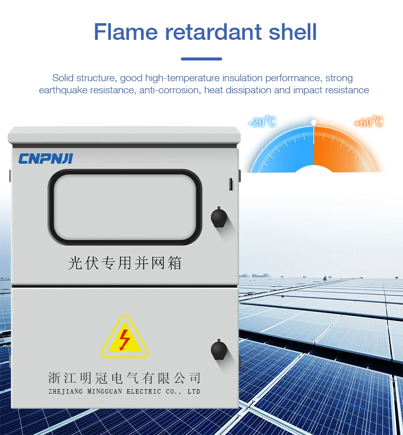 High Voltage Grid Connection Box 1500V 3-Phase Electrical Distribution Box Solar Array DC Combiner Box