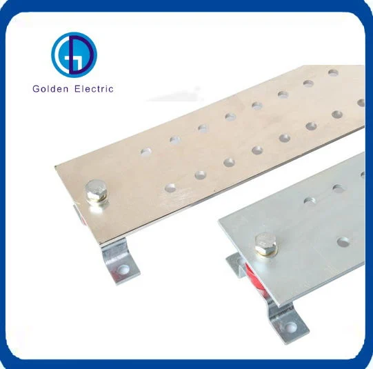 Factory Custom Logo Size High Performance Pure Copper/Tinned Copper/ Copper Clad Steel Busbar