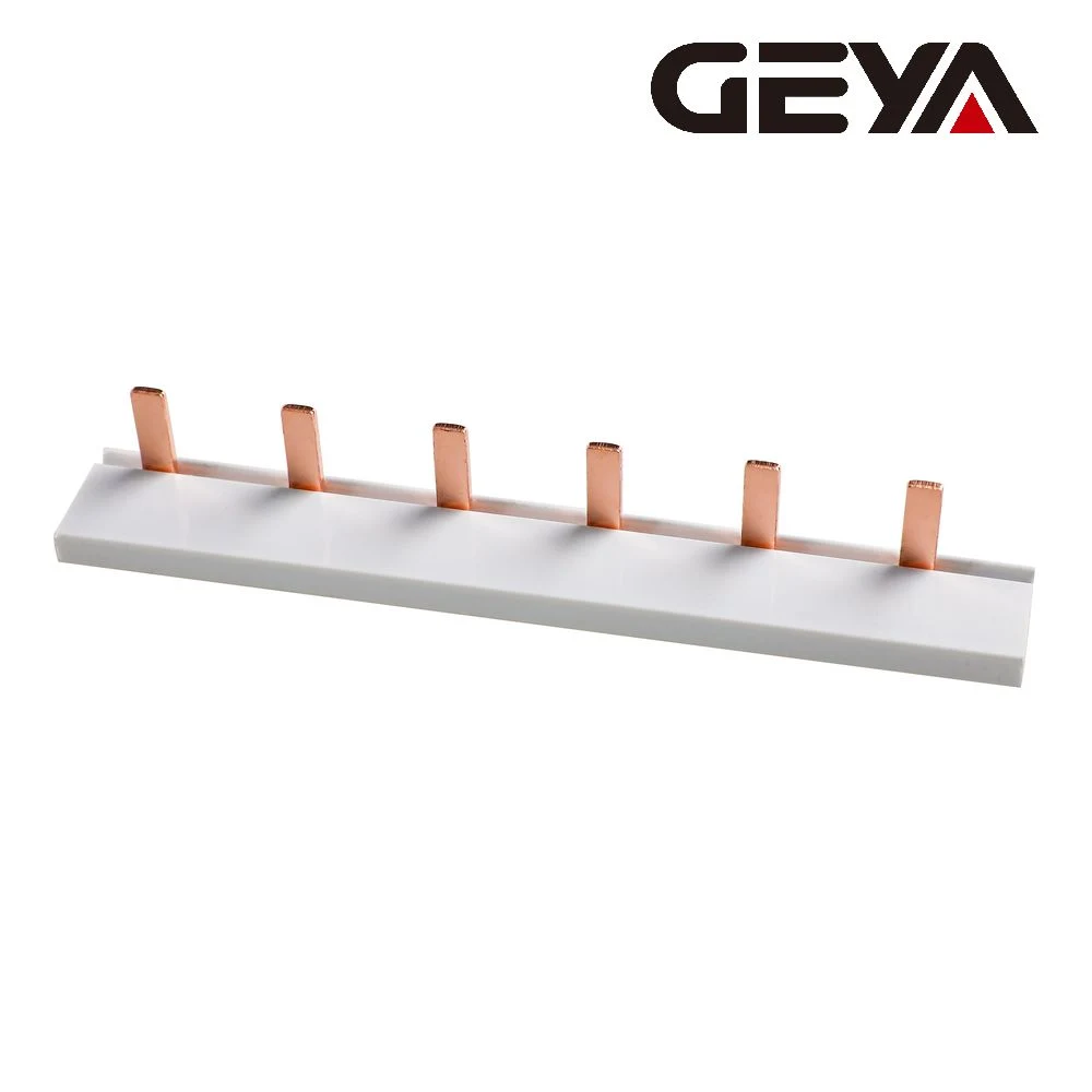 Geya 1p 63A Pin Type Copper Busbar for Distribution Box Circuit Breaker MCB 63A Connector Busbar Connection