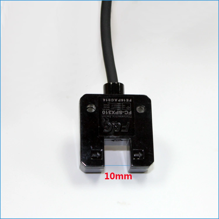 Switch 4 Slot Pin IR Photo Sensor 150mm Connector 10mm for CNC Machine with CE