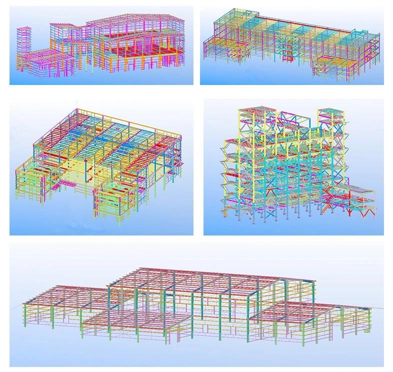 Modular Metal Steel Structure Building Construction Prefabricated Warehouse Buildings