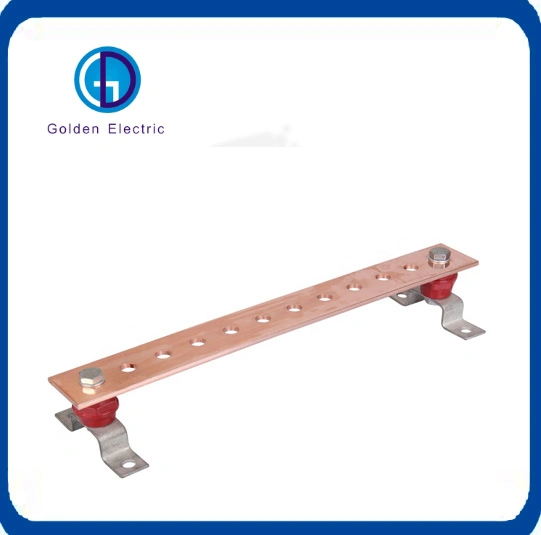 Factory Custom Logo Size High Performance Pure Copper/Tinned Copper/ Copper Clad Steel Busbar