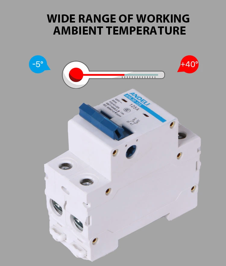 Wholesale 2p 16 AMP 63 AMP 32 AMP Ahl30-125-3p Single Pole C20 MCB Electrical Circuit Breaker 50/60Hz 4.5/6ka