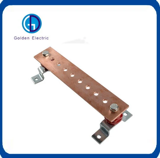 Factory Custom Logo Size High Performance Pure Copper/Tinned Copper/ Copper Clad Steel Busbar