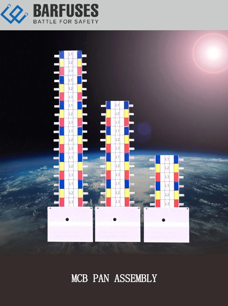 Barfuses MCB Pan Assembly for Distribution Board Busbar