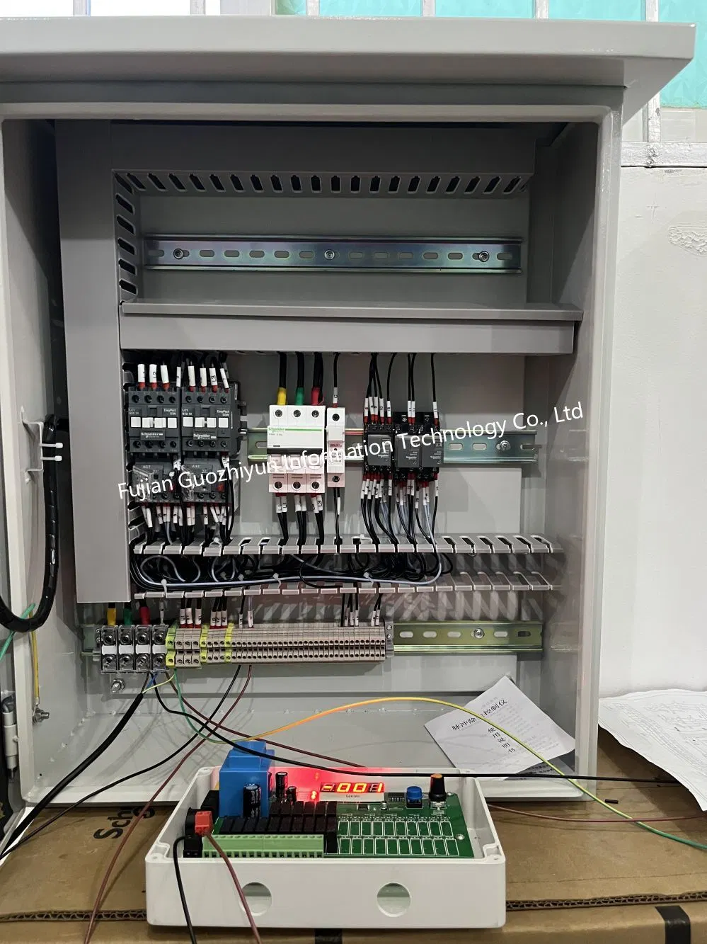 Program Low Voltage Electrical Control Box Power Distribution Panel Board Stainless Steel