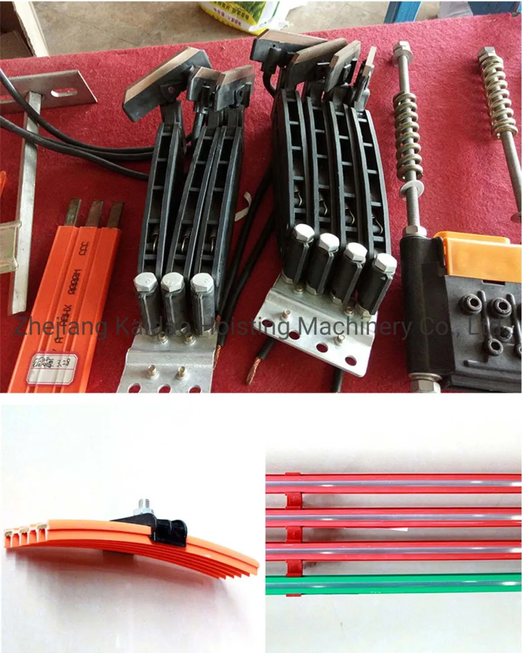 Elk Supply 3 Phase 75A Wire Copper Bus Bar Factory Price for Bridge Cranes