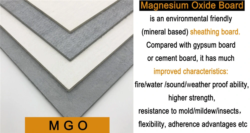 Decorative Fireproof Glass MGO Board Magnesium Oxide Board Price