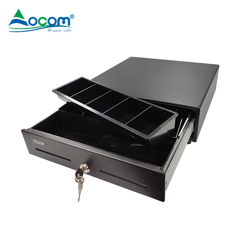 Black Style Small Micro Switch Senor Metal Trigger Cash Drawer Box Rj12 for Cash Register