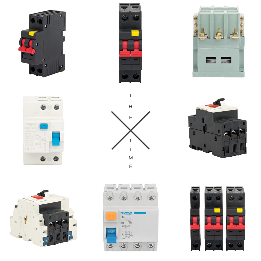 Dz47-63 Electronic Miniature Circuit Breaker Plastic Mini Circuit Breaker 3 Pole MCB