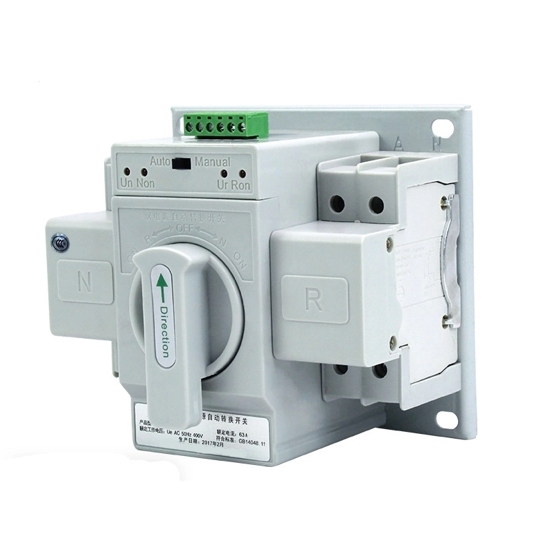 Mini CB 3 Phase Manual ATS Snq3-63A B ATS Double Power Source Automatic Transfer Switch