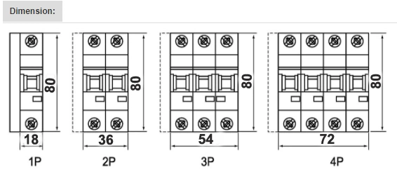 Sontuoec 10ka L7 Series Miniature Circuit Breaker MCB AC or DC