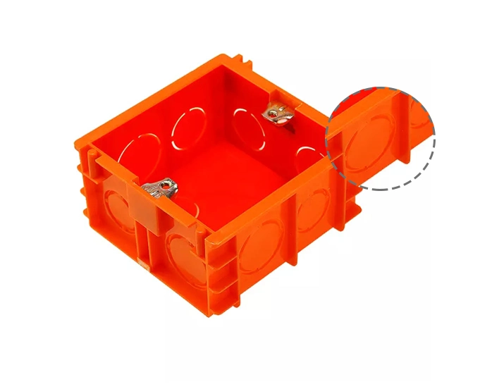 Factory Wholesale 2 Double Small Plastic PVC Electric Gang Outlet Box