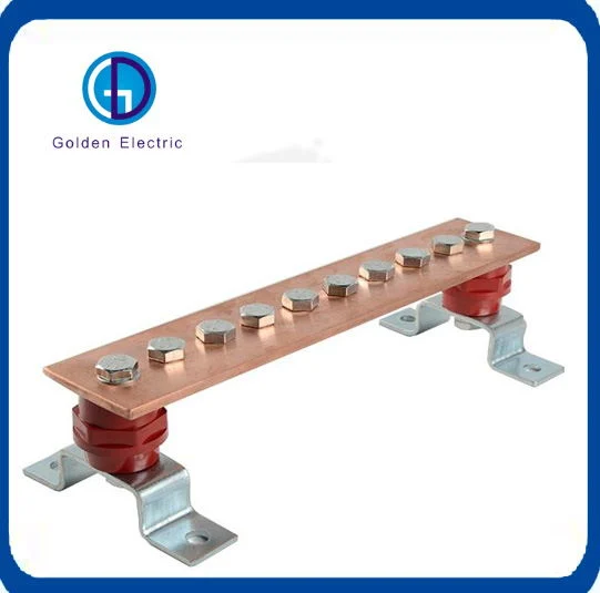 Factory Custom Logo Size High Performance Pure Copper/Tinned Copper/ Copper Clad Steel Busbar