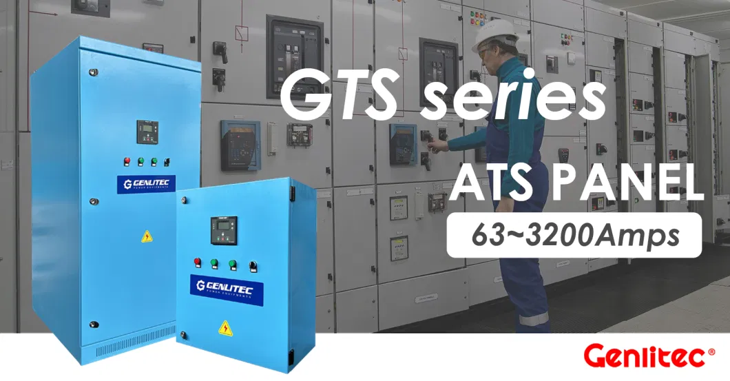 Genlitec 3 Phase 4p 100A Diesel Generator ATS Panel