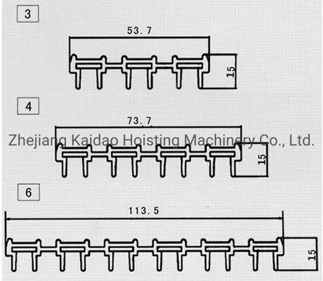 Elk Supply 3 Phase 75A Wire Copper Bus Bar Factory Price for Bridge Cranes