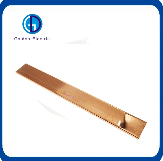 Wholesale High Precision Bare Copper Coated Steel Earthing Busbar