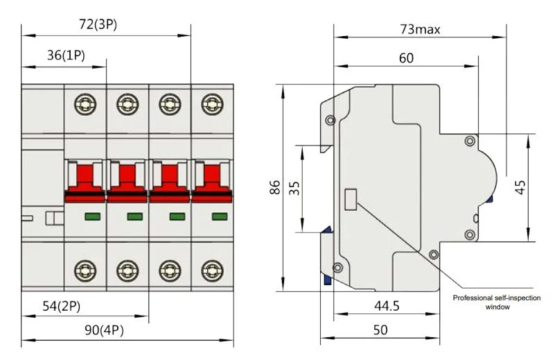 Factory Direct Smart Home Use Circuit Breaker WiFi Contral MCB