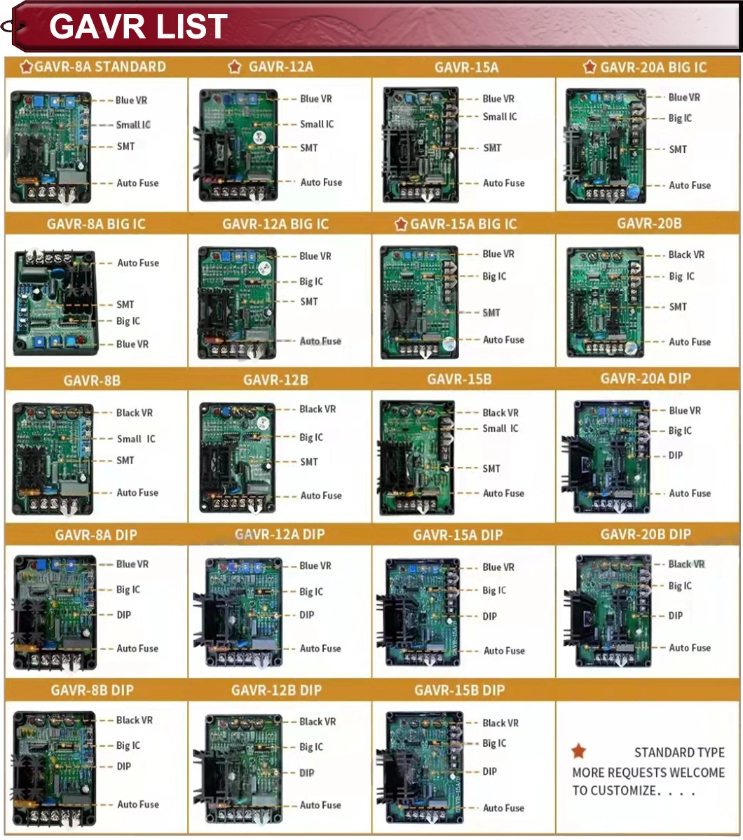 Leroy-Somer D350 AVR Voltage Regulator Electrical Plate Generator Spare Parts Automatic Voltage Regulator