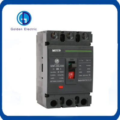  Gdm1 литые случае Выключатель цепи постоянного тока 3p/4p 125A 250 А 400A 630A 800A MCCB для распределения питания