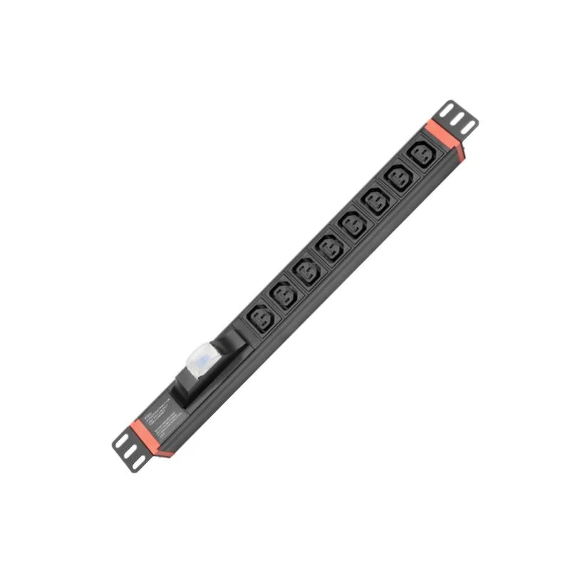 IEC C13 C19 Standard Basic PDU with SPD MCB Switch Module