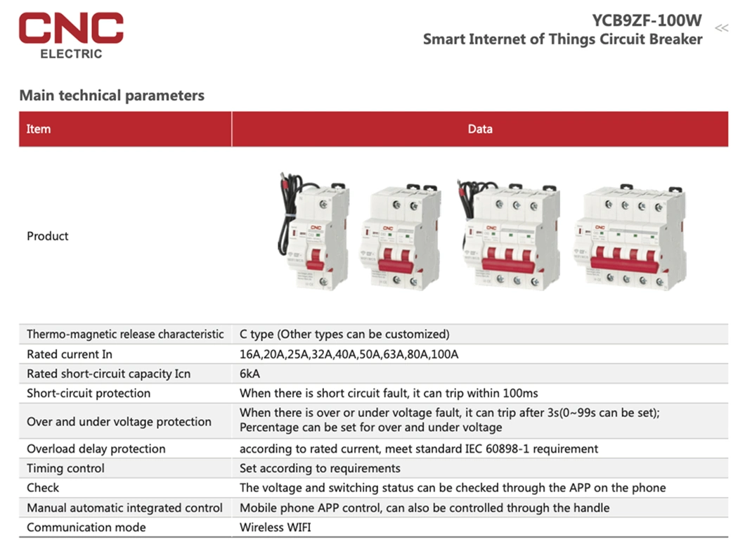 More Than 20000 Times Normal Type Electrical Circuit Breaker RCCB Switch