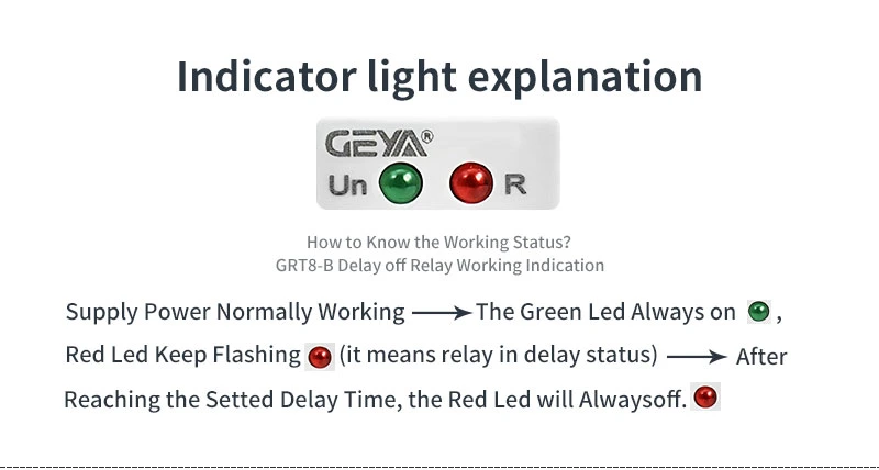 Geya Grt8-B2-AC/DC12V~240V Electronic Time Relay 16A AC/DC 12V-240V DIN Rail Time Delay Relay Mini Timer Relay 12V DC