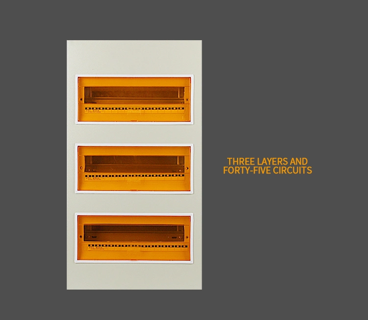 Plastic Iron Power Distribution Equipment 3 Phase Panel Junction Box MCB Distribution Box