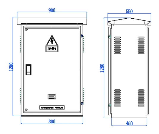 Low Voltage Electrical Knock Down Cabinet / Distribution Switch Box