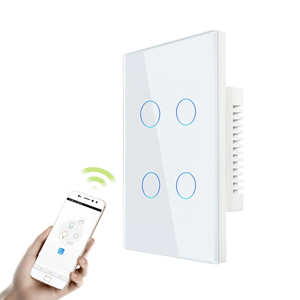 Tuya Electrical WiFi 2 Gang Icd Touch Control Screen Zigbee Curtain Smart Switch