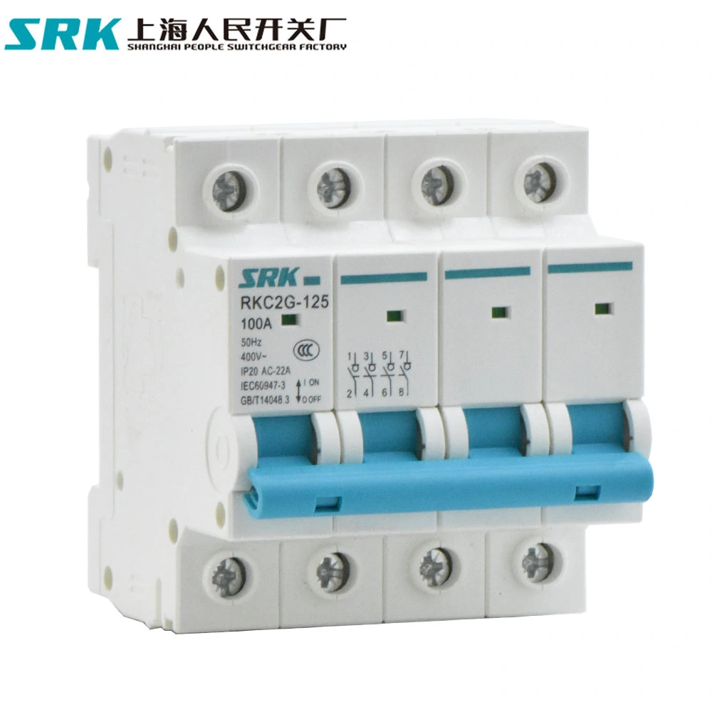 Silver Contact 1 Pole 2 Pole 3 Pole 4 Pole 16A 20A 25A 32A 40A 63A 80A 100A 125A Mini Isolating Manual Change Over Main Switch