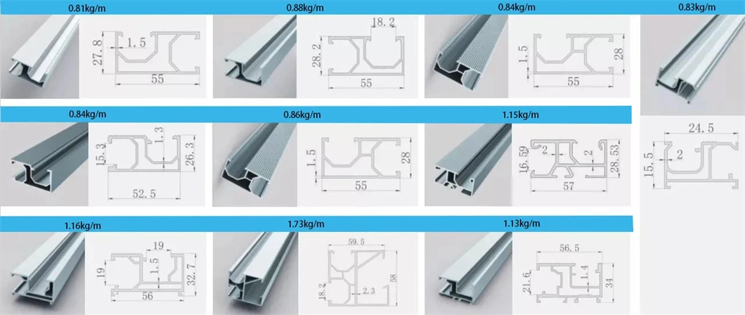 Solar Panel Aluminum Alloy Frame Ground Solar Photovoltaic Bracket Solar Panel Bracket