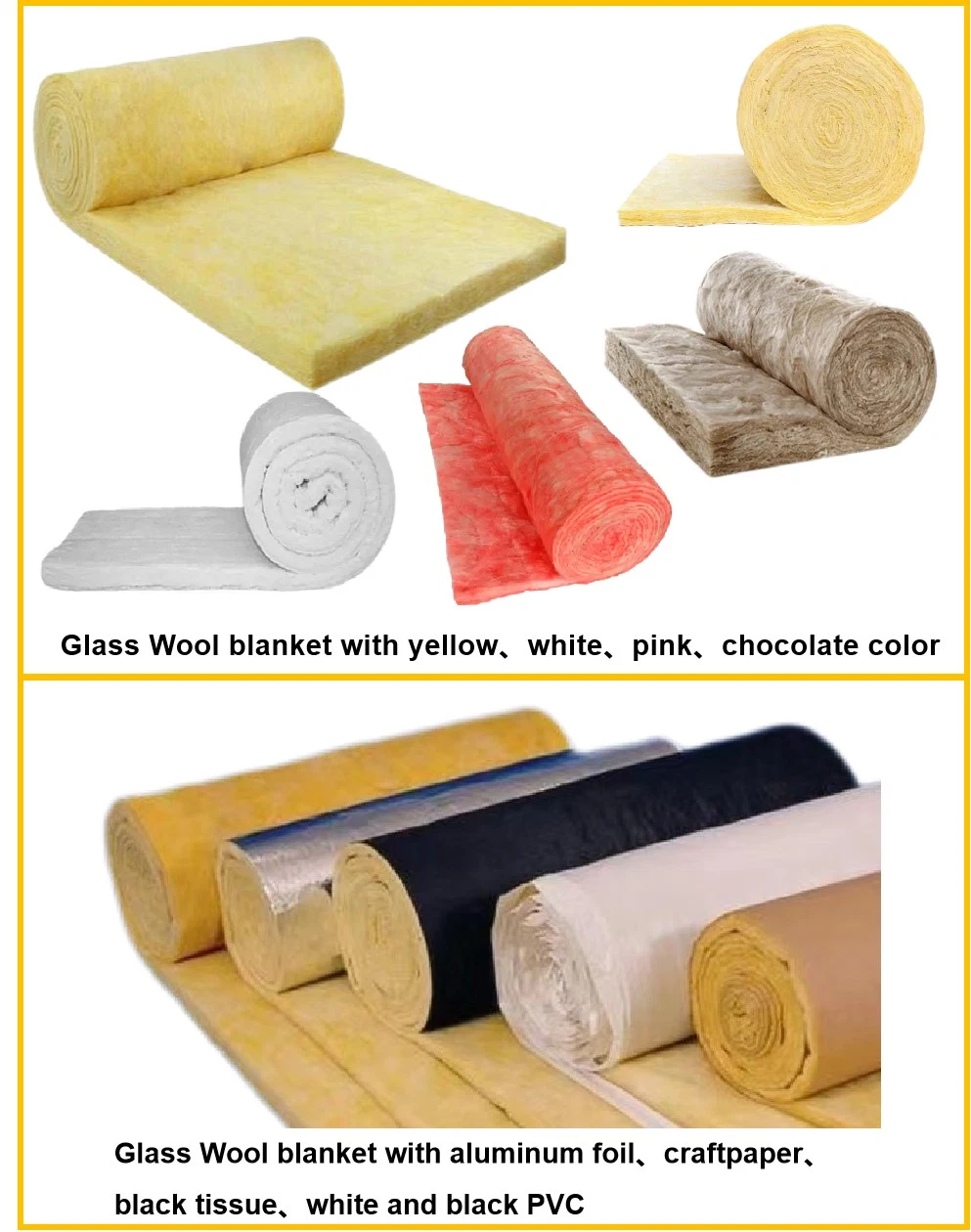 Fiberglass Wool Insulation Blanket Thermal Fiber Glass Wool Blanket Roll