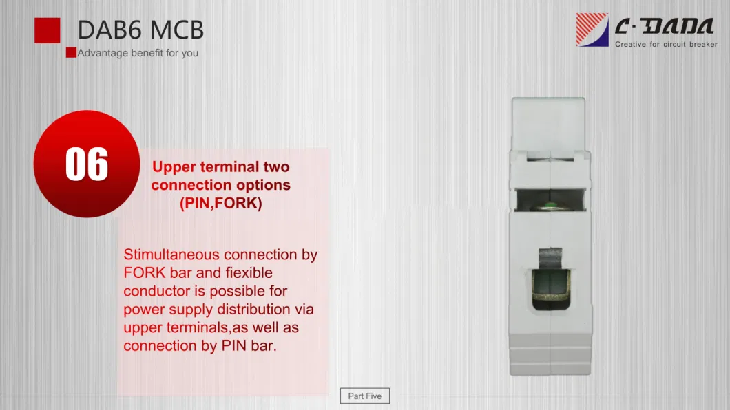 Electronic Type DAB6 63A Home Circuit Breaker with CE CB Certification