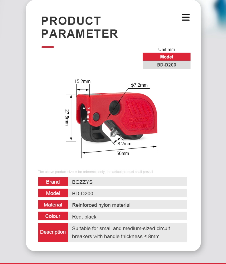 High Standard MCB Safety Circuit Breaker Lockout