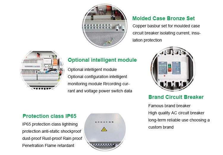 12 Strings Economical Model 5 Input PV/Solar Junction Box with SPD MCB Fuse Wholesaler 12/1