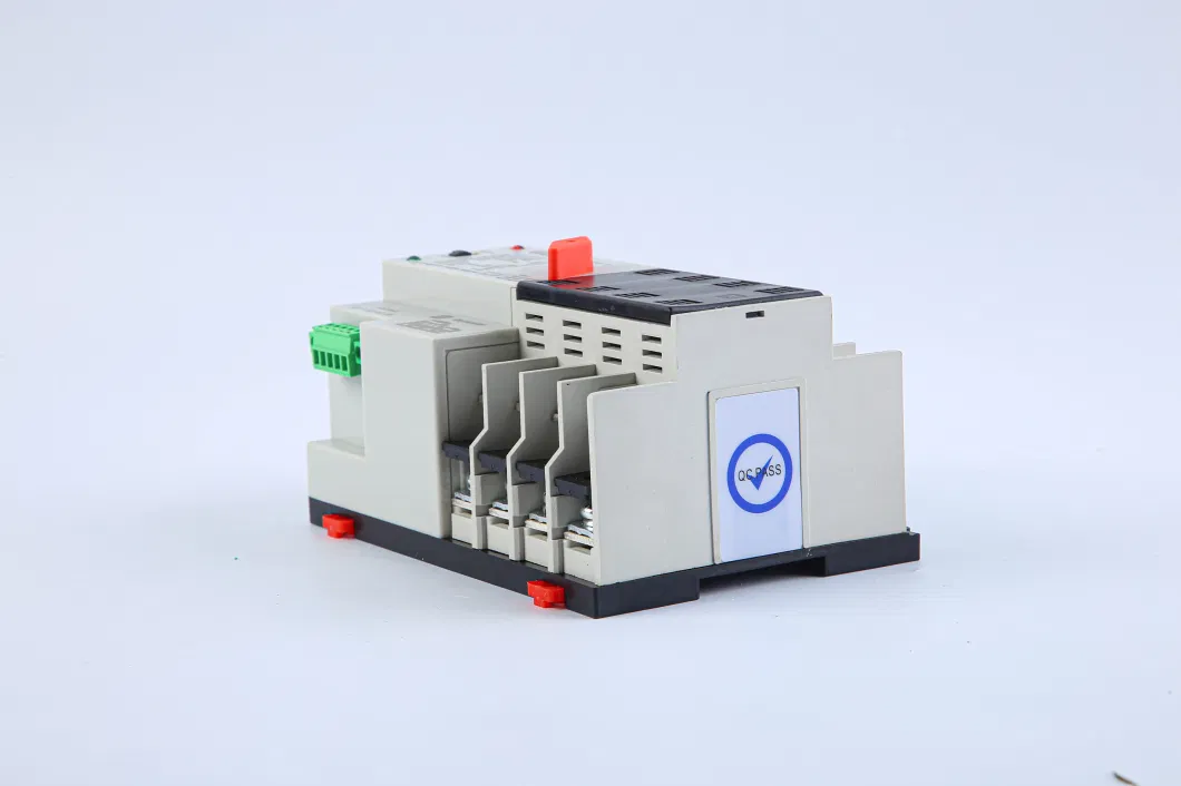 Factory Direct Sell W2r Mini ATS 2p 3p 4p 1-100A Automatic Transfer Switch DIN Rail Mounting