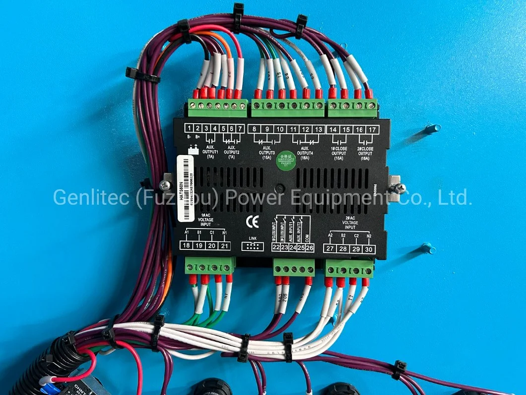 Gts400 Genlitec Power Automactic Transfer Switch 4p 3 Phase Changeover Switch 400A ATS Panel