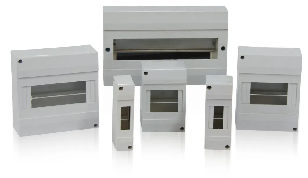 Plastic Recess Home Distribution Mounted Box White Switchboard Equipment