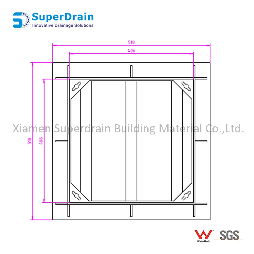 Stainless Steel Heavy Duty Manhole Cover Manhole Chamber Box