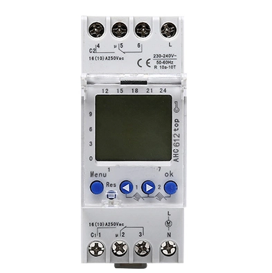 Ahc811 220V-240V 16A DIN Rail LCD Digital Timer, Timer Switch Price