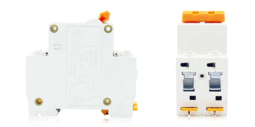 2p MCB Dz47-63 1A 2A 3A 4A 5A 6A 10A 16A 20A 32A 40A 50A 63A DC 500V 1000V DC Mini Circuit Breaker