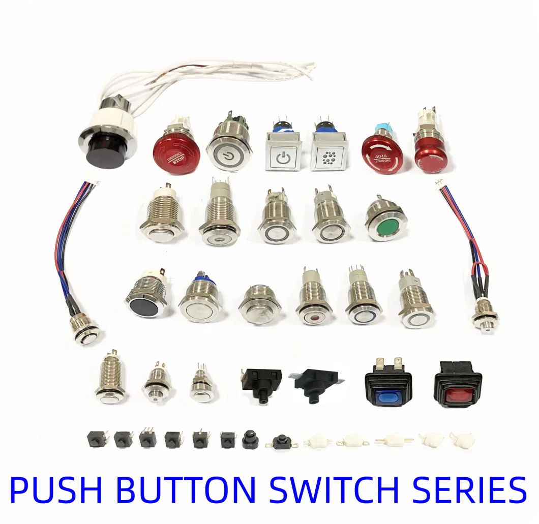 Custom White Color 3 Positions 19*13mm Mini Size Rocker Switch