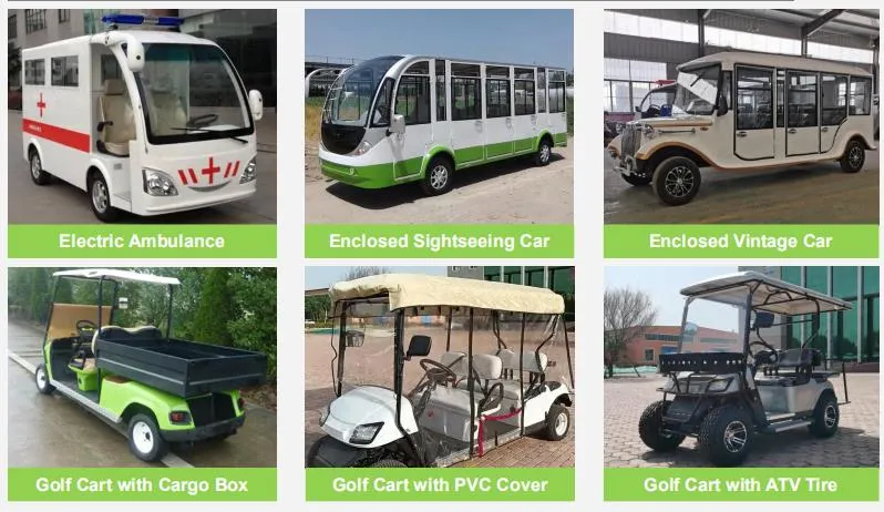 China Manufacturer Supply 8 Seaters Electric Sightseeing Bus High Quality for Tourist