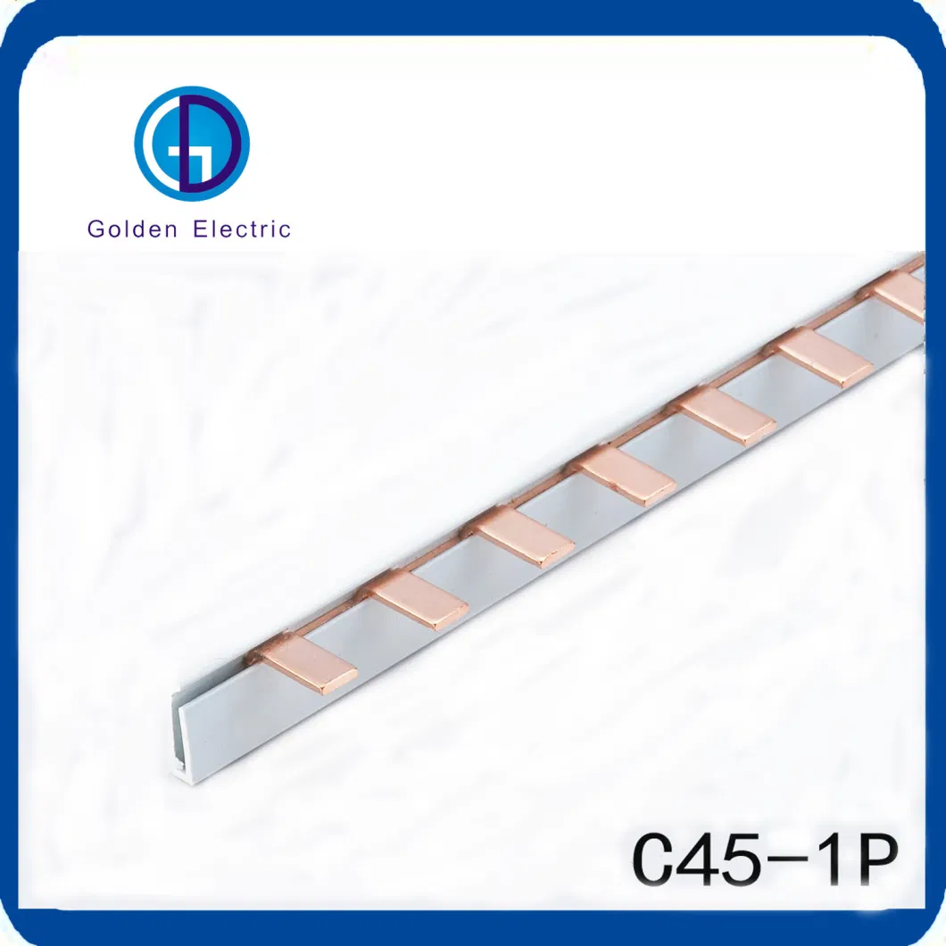 Terminal Block Connector Copper Busbar with U or Fork Type for MCB