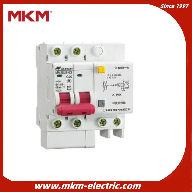 Miniature Circuit Breaker MCB for Distribution Box Switch Box 1p 2p 3p 4p 63A